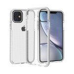 Wholesale iPhone 11 (6.1in) Mesh Armor Hybrid Case (White)